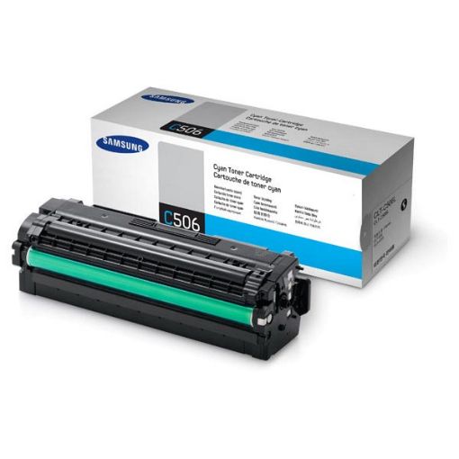 Picture of Samsung CLT-C506L High Yield Cyan Toner Cartridge