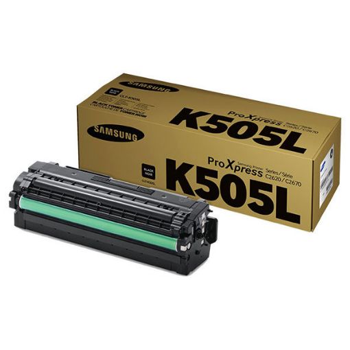 Picture of Samsung CLT-K505L High Yield Black Toner Cartridge