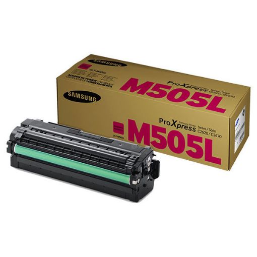 Picture of Samsung CLT-M505L High Yield Magenta Toner Cartridge