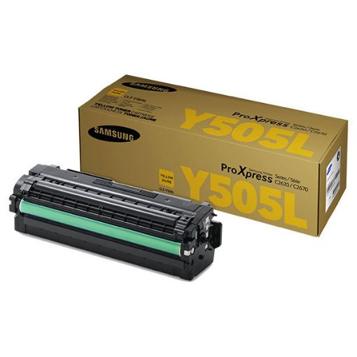 Picture of Samsung CLT-Y505L High Yield Yellow Toner Cartridge