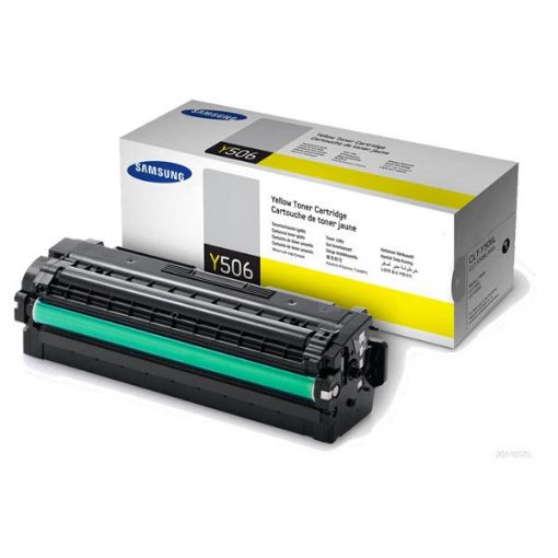 Picture of Samsung CLT-Y506L High Yield Yellow Toner Cartridge