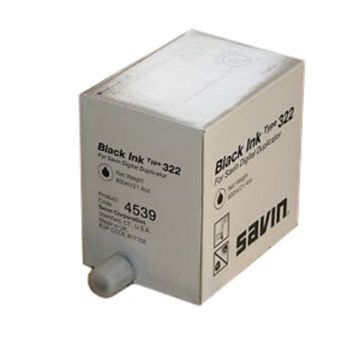 Picture of Savin 4539 (TYPE 322) Black Inkjet Cartridge