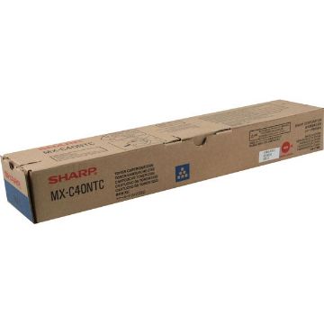 Picture of Sharp MX-C40NTC Cyan Toner Cartridge