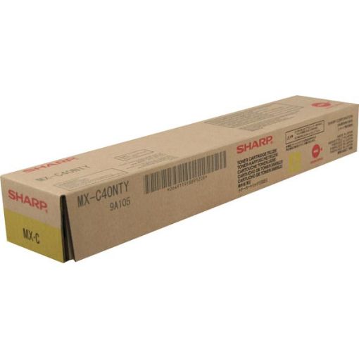 Picture of Sharp MX-C40NTY Yellow Toner Cartridge