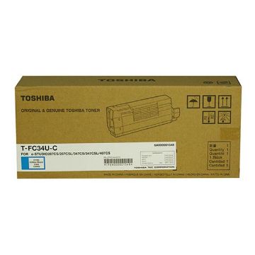 Picture of Toshiba TFC34UC Cyan Toner Cartridge