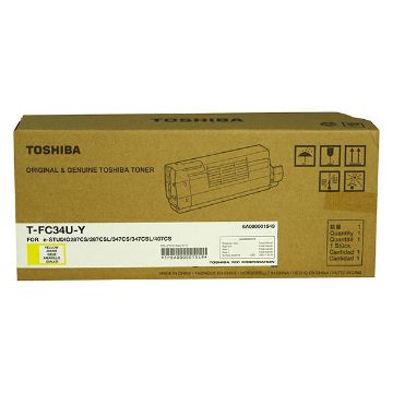 Picture of Toshiba TFC34UY Yellow Toner Cartridge