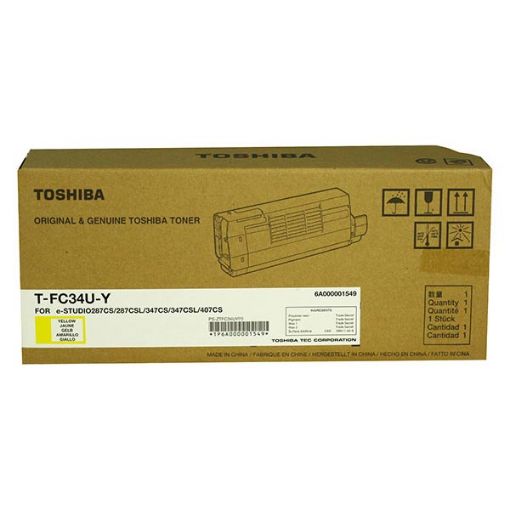 Picture of Toshiba TFC34UY Yellow Toner Cartridge