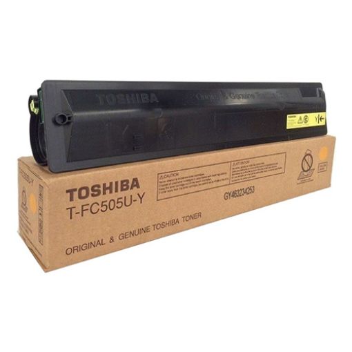 Picture of Toshiba TFC505UY Yellow Toner Cartridge