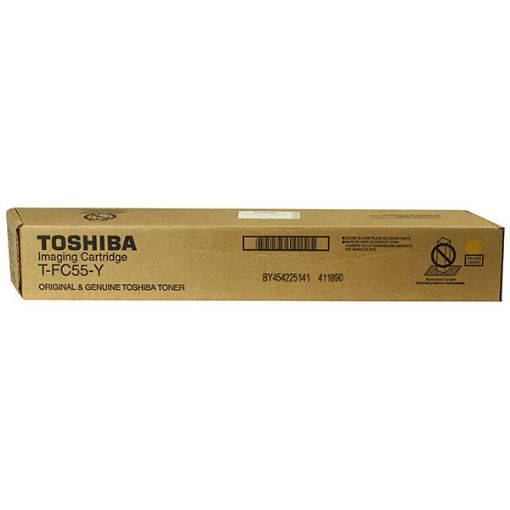 Picture of Toshiba TFC55Y Yellow Toner Cartridge