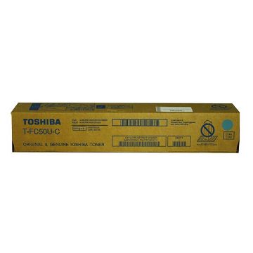 Picture of Toshiba TFC50UC Cyan Toner Cartridge