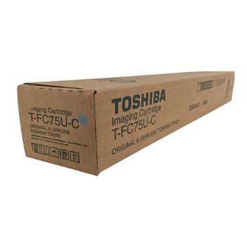 Picture of Toshiba TFC75UC Cyan Toner Cartridge
