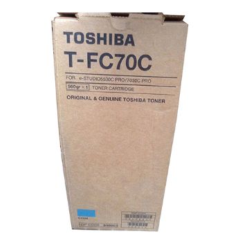 Picture of Toshiba TFC70C Cyan Toner Cartridge