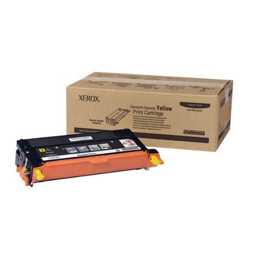 Picture of Xerox 113R00721 (113R721) Yellow Laser Toner Cartridge