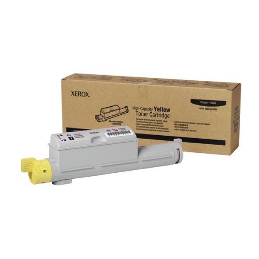 Picture of Xerox 106R01220 High Yield Yellow Toner Cartridge