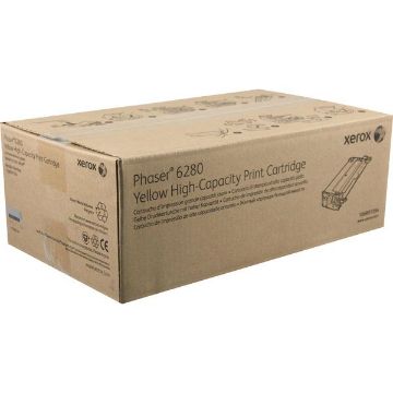 Picture of Xerox 106R01394 Yellow Laser Toner Cartridge