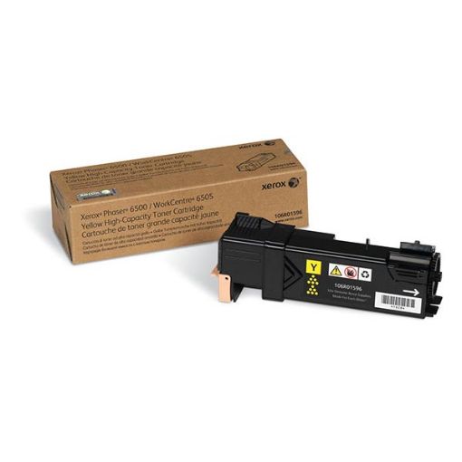 Picture of Xerox 106R01596 High Yield Yellow Toner Cartridge