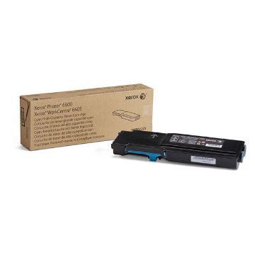 Picture of Xerox 106R02225 High Yield Cyan Toner