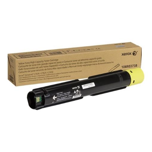 Picture of Xerox 106R03738 Extra High Yield Yellow Toner Cartridge