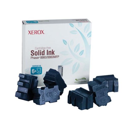 Picture of Xerox 108R00746 Cyan Solid Ink Sticks