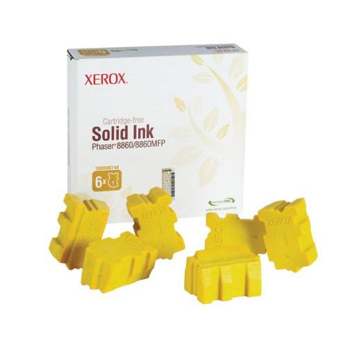 Picture of Xerox 108R00748 Yellow Solid Ink Sticks